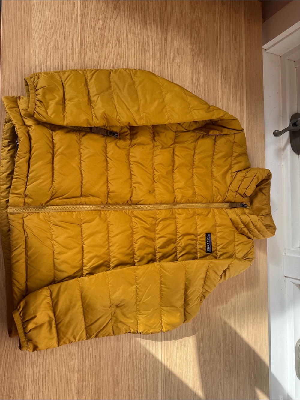 Patagonia Kids' Puffer Jacket in Mustard - Picture 2 of 12